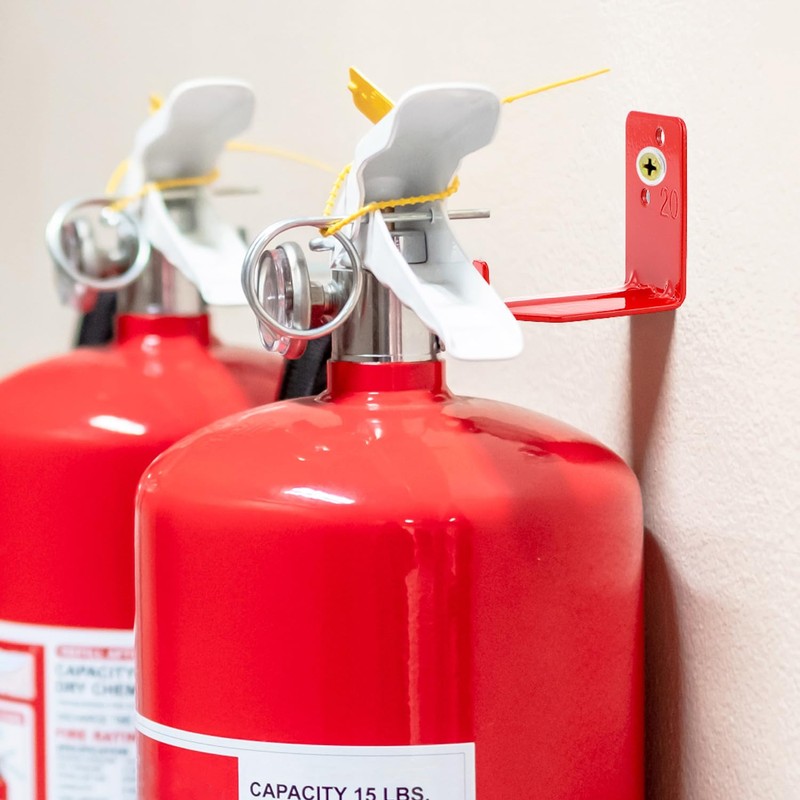 QWORK Fire Extinguisher Mount Bracket - 5 to 40 lbs