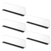 ABOOFAN L-Shaped Divider Board Storage Plastic Magnetic Shelf Divider L-Shaped