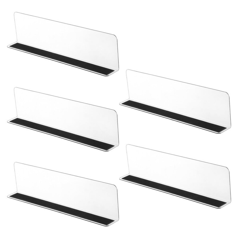 ABOOFAN L-Shaped Divider Board Storage Plastic Magnetic Shelf Divider L-Shaped