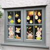 Giiffu 147 Pieces Easter Window Stickers, 6 Sheets PVC Easter