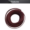 Othmro Adjustable Cable Sleeve-1 PC 10mmx10m Black and Red PET
