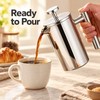 350mL Double-Wall 304 Stainless Steel French Press Coffee Maker with