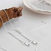 Goldegg 925 Sterling Silver Necklaces for Women,1.1mm Box Chain 16