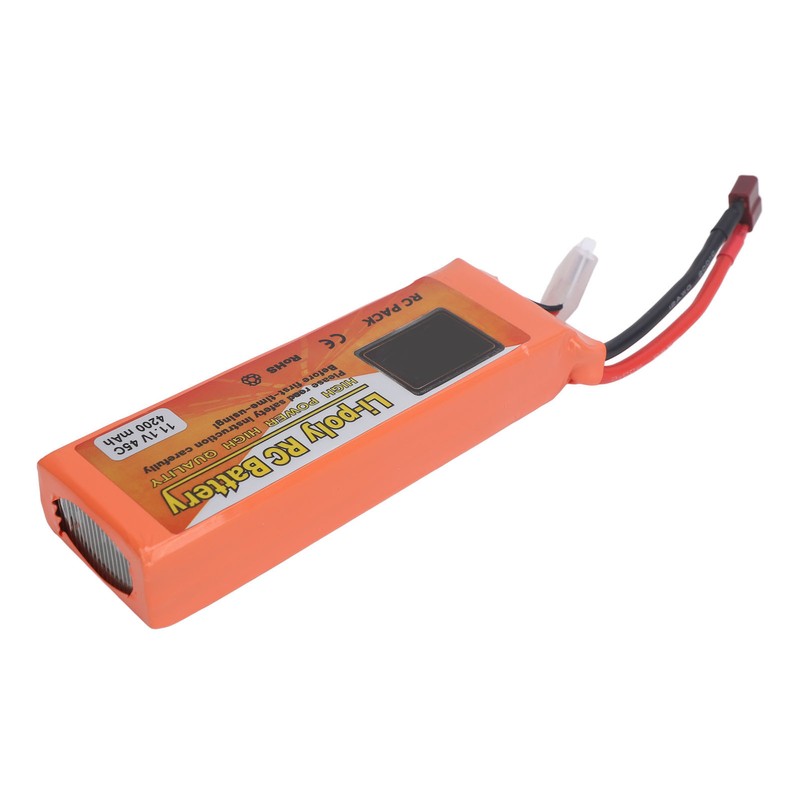 4200mAh Lithium Battery 11.1V 45C High Capacity Rechargeable Lipo Battery