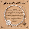 Esrial Retirement Gift for Woman Compass Bracelet Gifts for Women