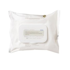 KORRES Olympus Tea Detox Cleansing Wipes Face & Eye Area, Blemish & Makeup Cleansing Wipes, Biodegradable & Vegan, Ideal for Travel - 30 Pack