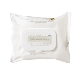 KORRES Olympus Tea Detox Cleansing Wipes Face & Eye Area, Blemish & Makeup Cleansing Wipes, Biodegradable & Vegan, Ideal for Travel - 30 Pack