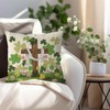 QIONG MENG St Patricks Day Pillow Covers 18x18 Inch Set