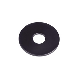 Sysarua 100pcs Fender Washers 1/4-in I.D. x 1-in O.D, Black Oxide, 18-8 (304) Stainless Steel Flat Washer