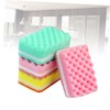 Gatuida 10pcs High Density Wave Cleaning Sponges Non-Scratch Dish Sponges