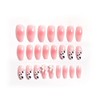 Set of 24 Nails, 12 Different Sizes, Medium Length, White