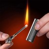 BIASTNR Permanent Match Keychain Lighter, Flint Matchstick Fire Starter Lighter,