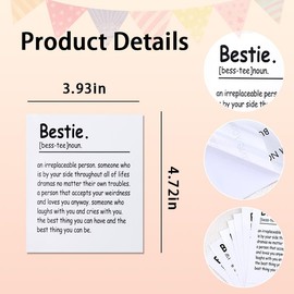 Best Friend Bestie Gifts for Women Men Friendship Wine Labels for Bottles Funny Best Friend Bestie Birthday Gifts for Woman Man Wine Bottle Stickers Birthday Party Decorations Wine Stickers 6PCS