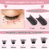 Lash Clusters, PRO,72 Pcs Individual Cluster Lashes 3D Effect DIY