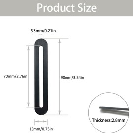 Adjustable Flat Connector, Stainless Steel Perforated Plates, Wood Connecting Plate, Pack of 5, 90 x 19 mm, Flat Corner Bracket with Slotted Hole for Repair Fixing Wood, Furniture and DIY Projects