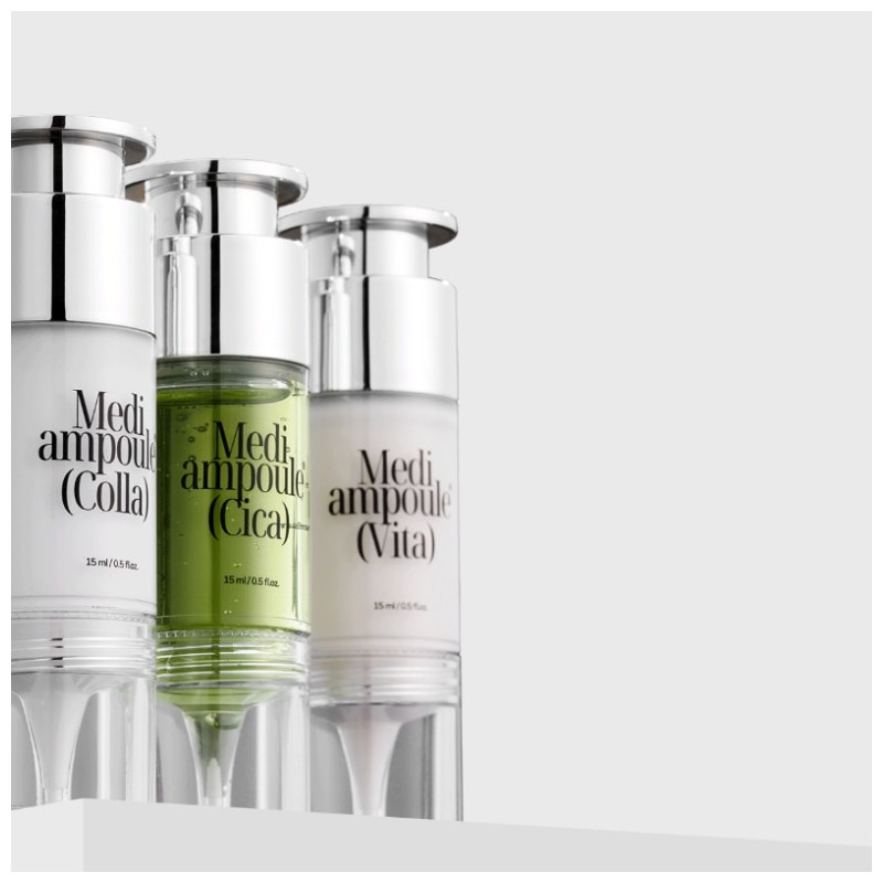 MILLIMILLI Medi Ampoule 15ml [Vita/Cica/Colla], Type:Colla-Glowing