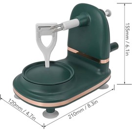 AIMALL Household Hand-Cranked Apple Peeler – Fruit Peeling Tool for Kitchen – Efficient and Safe Fruit Peeler with Suction Cups – Ideal for Apples and Similar Fruits