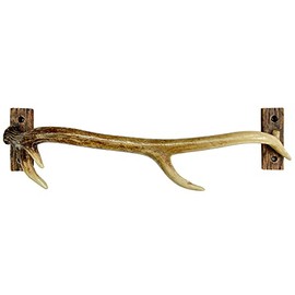 DeLeon Rustic Heavy Duty Antler Wall Mounted Towel Bar / Rack - 22 1/2inch One Piece Construction Varied 22 1/2inch (L) x 6 1/2inch (T) x 4inch (D)