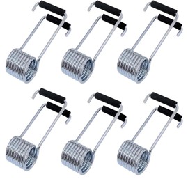 Butterfly Spring Door Closer,6 Piece Universal Spring Door Closer,Butterfly Spring with Rubber Buffer, Fits Most Door Hinge Pins