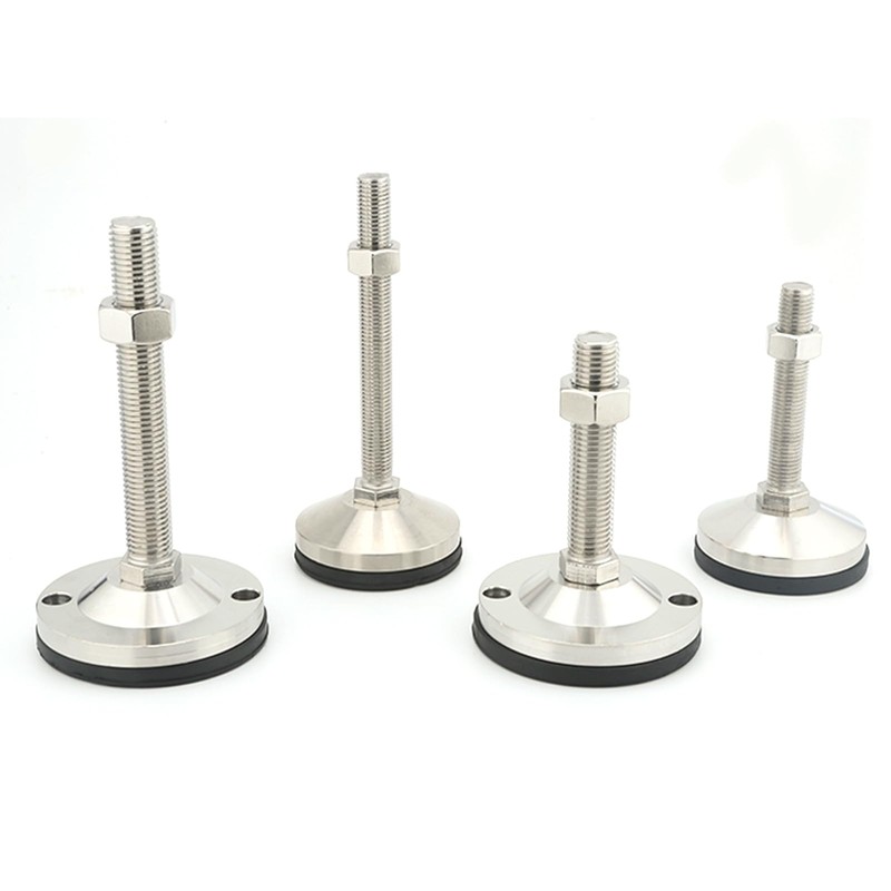Adjustable Threaded Pole Leveling Foot,2-Pack,Susenya Table Self Leveling Feet Screw