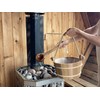 HSE Curved Cedar Sauna Ladle (100ml, Red Cedar)