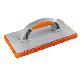 Orange Soft Rubber 18mm Sponge Float 280 x 140mm Plastering, Skim Render Trowel (N-3684)