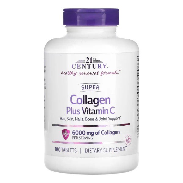 21st Century Súpercolágeno Con Vitamina C 180 Tabs Sfn