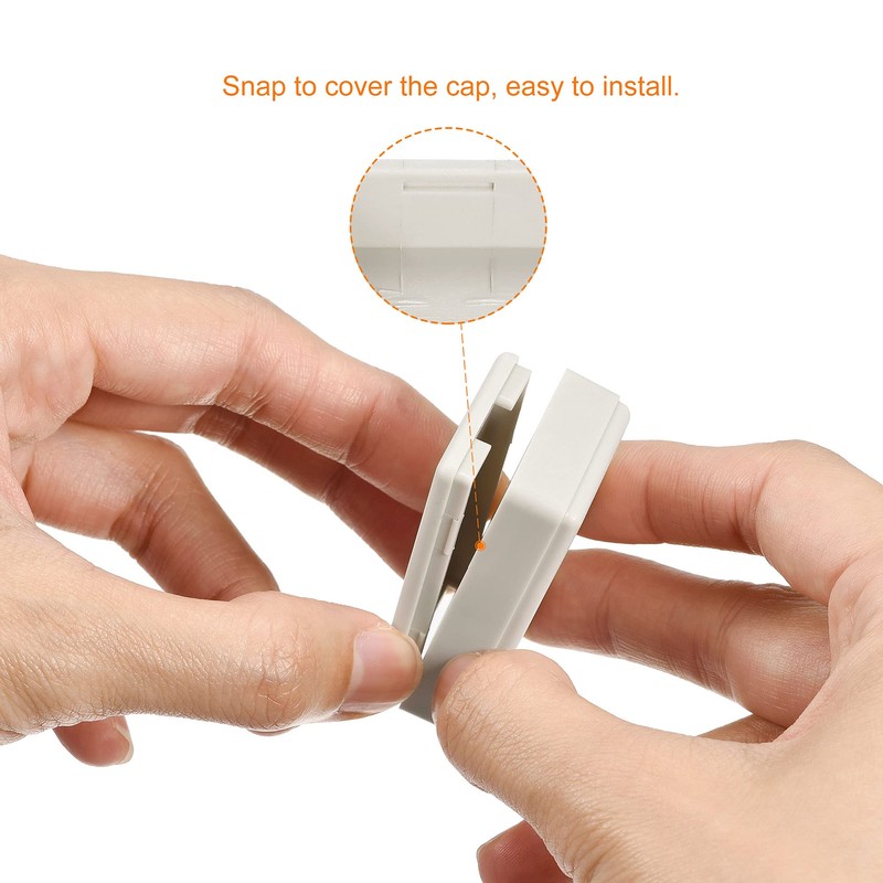 sourcing map Mini Dustproof Junction Box 50x27x14mm ABS for Electrical