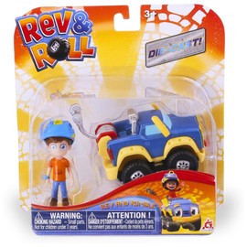 Rev & Roll - Diecast Vehicle & Figure Set - Rev and Rumble