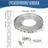 PATIKIL Galvanized Pipe Strap, 0.47 Inch x 33 FT 0.6mm