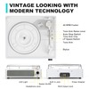 WOCKODER Vinyl Record Player with Speakers Turntable Belt-Driven Turn Table