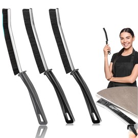 Norhogo 3PCS Crevice Gap Cleaning Brush Tools, Multifunctional Window Slots and Brushes, Window Groove Brush Clean The Dead Corners Of Bathroom Kitchen Tiles, Cleaning Brushes for Home Kitchen