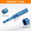sourcing map 3pcs Nut Driver 6,8,10mm Hex Drive Socket CR-V