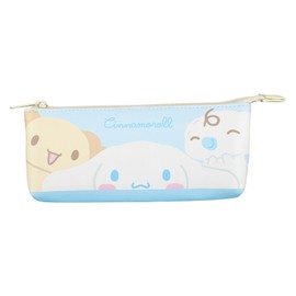 Tees Factory Sanrio Characters Pouch SR-5544076BP Double-Sided Design, Sorting Pocket, Pastel Blue & Pink