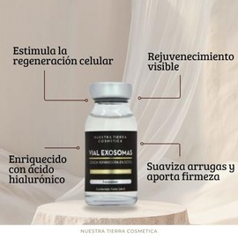 Nuestra Tierra Cosmetica Vial Exosomas Reparador Vegano
