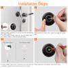 KOVOSCH Concave Wall Door Bumper Stop Black – 2-1/2” Outside