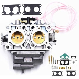 Carbman 15003-2766 Carburetor Replacement for Kawasaki Mule 3000 3010 3020 tran 4x4 2001-2008 CARB + 2 Gaskets + 1 Set of Carb Repair Kit 11060-2479 11060-2478