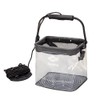 Tulino See-Through Memory Bucket, For Fishing, Cool Gray, 8.3 inches