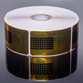 100 Gold Modelling Template Nail Templates Pack of 100 Gold Nail Modelling UV Gel, Acrylic Nail Art Tips