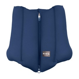 MOGU Beads Cushion Neck Pillow, Navy, Navy Blue, Smart Neck Pillow, Total Length Approx. 21.7 inches (55 cm)