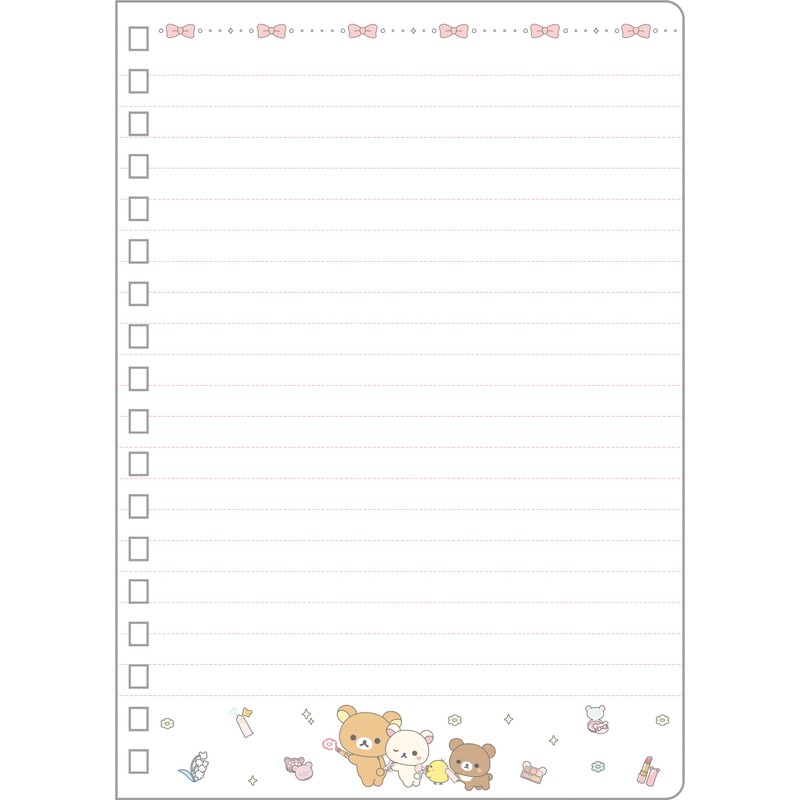 San-X Rilakkuma B6SP Notebook NY44502