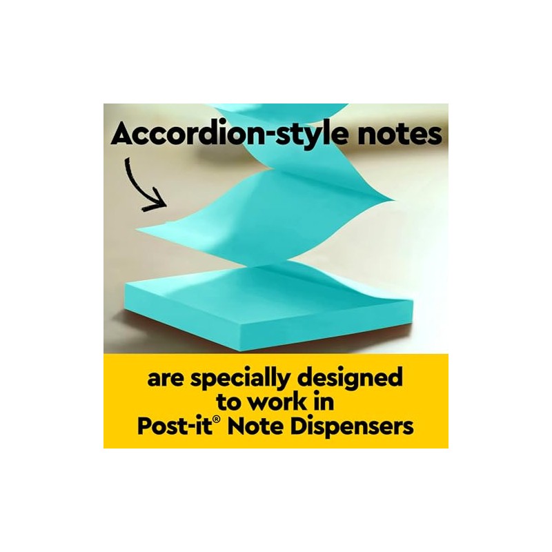 Post-it Pop-up Notas de 7.62 cm x 7.62 cm, colección