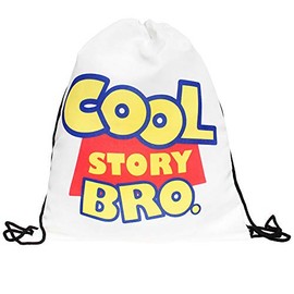 PREMYO Gym Bag for Girls Teenagers Boys - Sports Bag Women's Printed - Hipster Gym Bag Festival, Cool Story