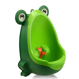 QIANGUANG® Baby and Kids Portable Training Boys Urinal Child Frog Potty (Green)