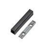 Black Screw-Mount Adapter for Blum Tip-On Touch Latch