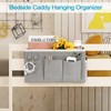 Loghot Bedside Caddy/Bedside Storage Bag Hanging Organizer for Bunk and