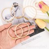 Framendino, 5 Pack Elastic Hair Ties Bracelets with Gold Beaded
