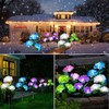 Aolyty Solar Garden Lights Outdoor, Solar Hydrangea Lights IP65 Waterproof