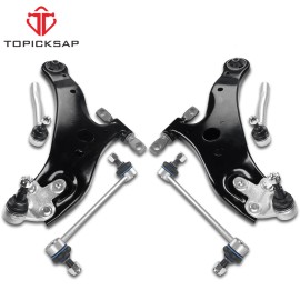 Topicksap For 2008 2009 2010 2011-2019 Toyota Highlander Front Lower Control Arms Kit 8PC
