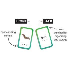 Teacher Created Resources Decoding CVC Words Flash Cards (EP62057), Medium